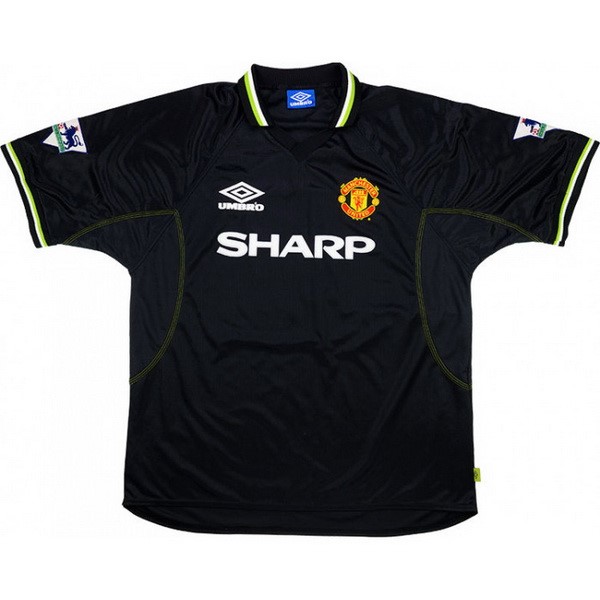 Tailandia Camiseta Manchester United 3rd Retro 1998 1999 Negro